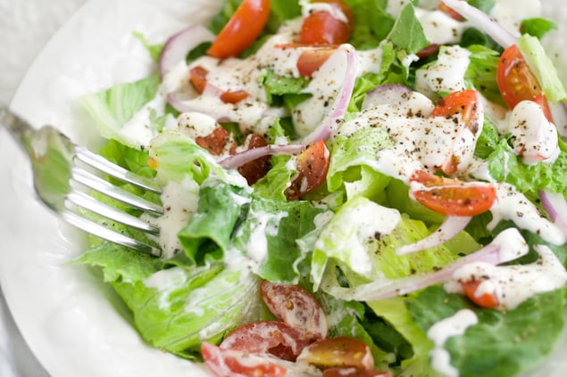 Formulate low fat ranch dressing